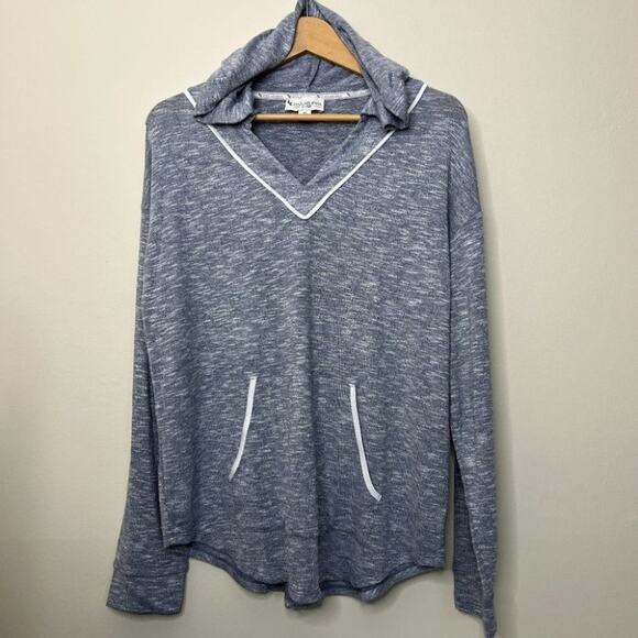 Koolaburra By UGG blue hooded Soft Slub Sz M - Picture 5 of 5